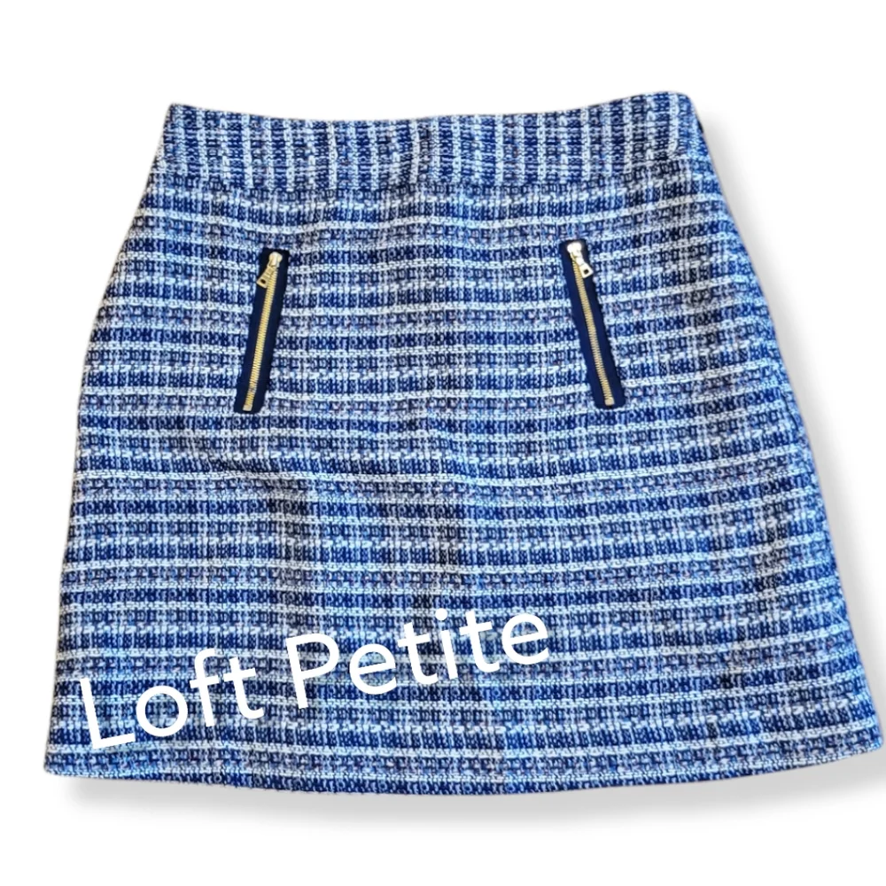 Loft Plaid Miniskirt